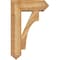 Ekena Millwork Westlake Arts and Crafts Rough Sawn Bracket w/ Offset Brace, Western Red Cedar, 8"W x 22"D x 34"H BKT0806X22X34WTL03RWR - alternate 4